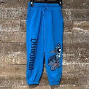 Disney Stitch Blue Character Sweatpants for Kids
